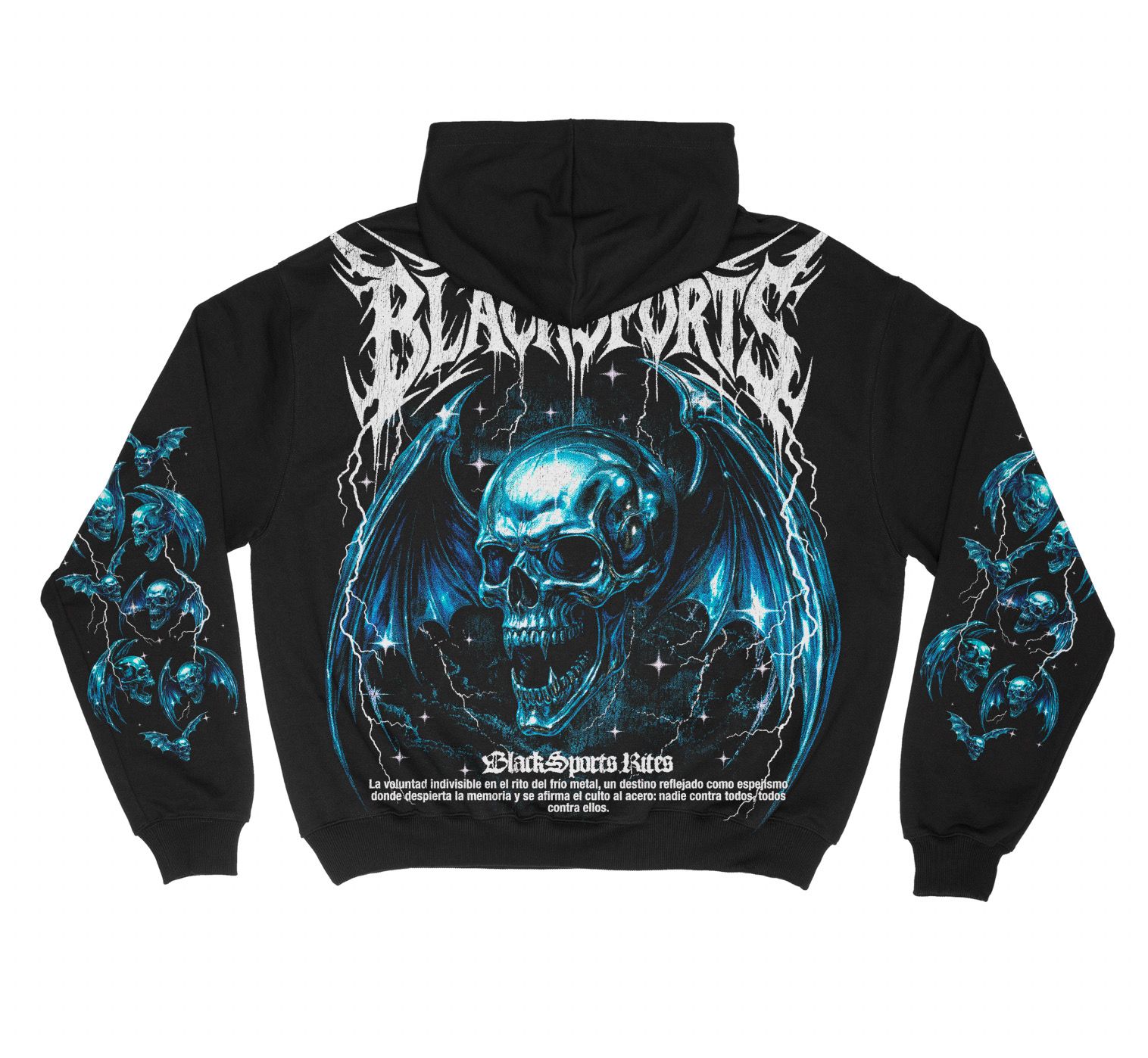SKULL BAT HOODIE