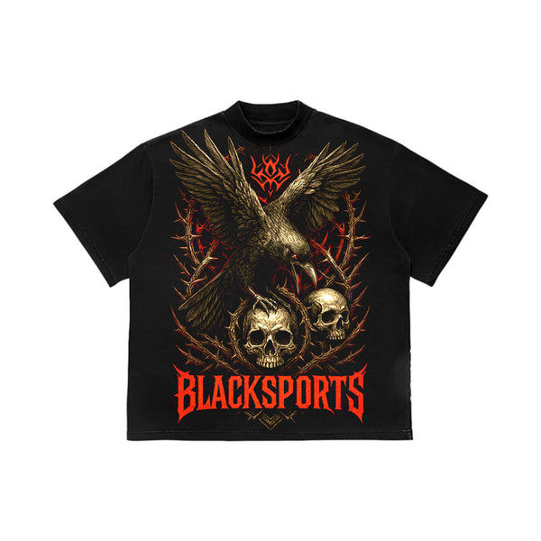 Playera Skull Crow