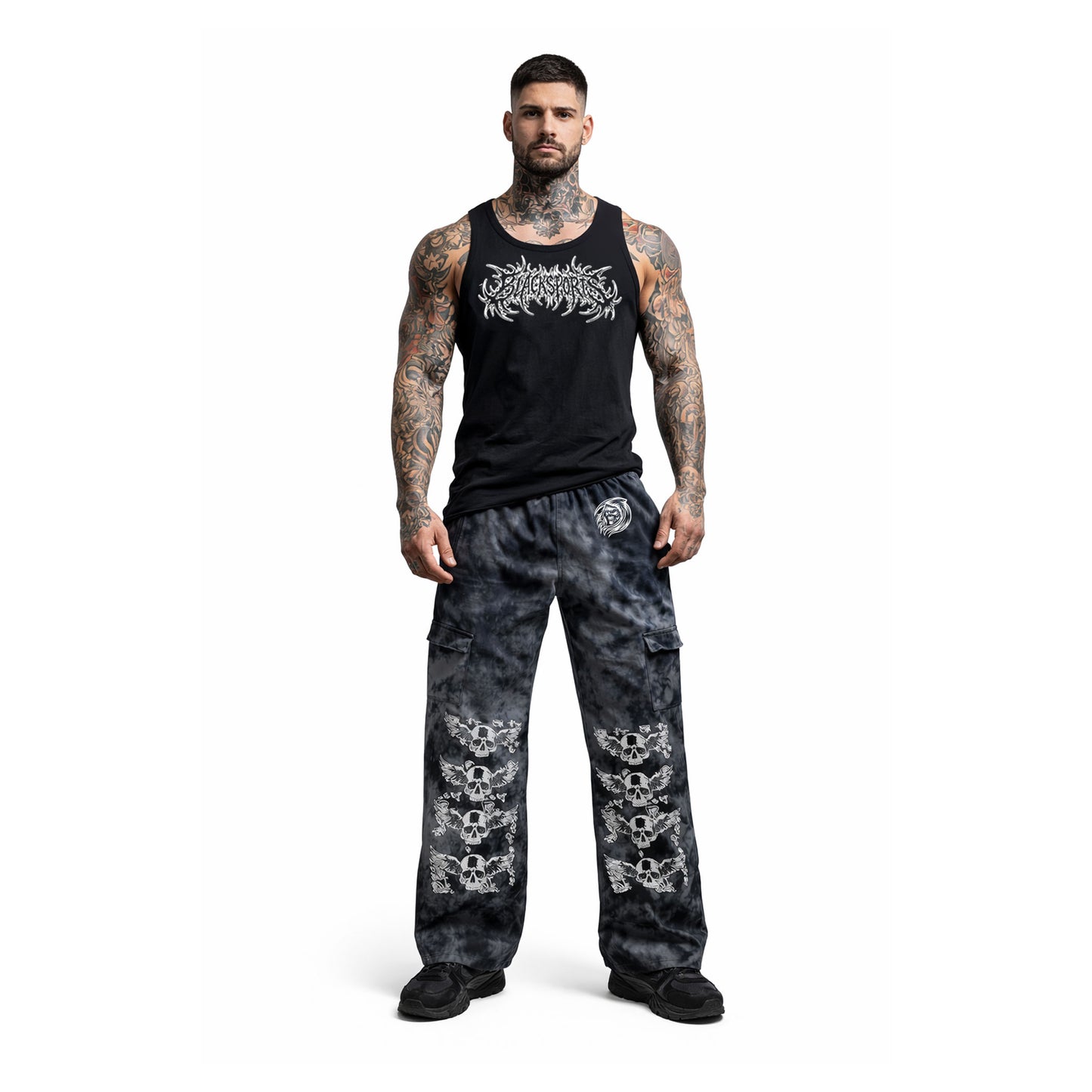 Dark Camo Cargo Pants