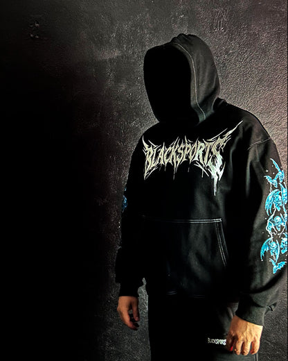 SKULL BAT HOODIE